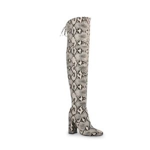 Unisa snakeskin over the knee boot
